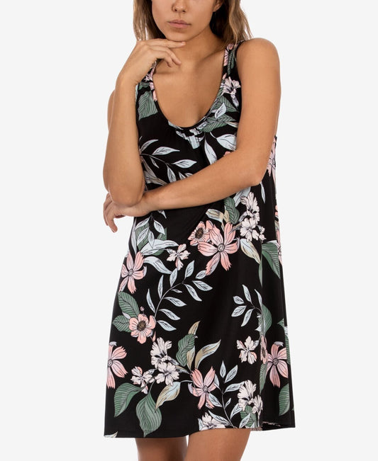 Linea Donatella Women's Vivienne Lace-Back Cutout Nightgown  Color Black Size M