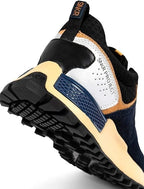 SNKR PROJECT Men’s Duane Sneakers Navy Yellow Size 9