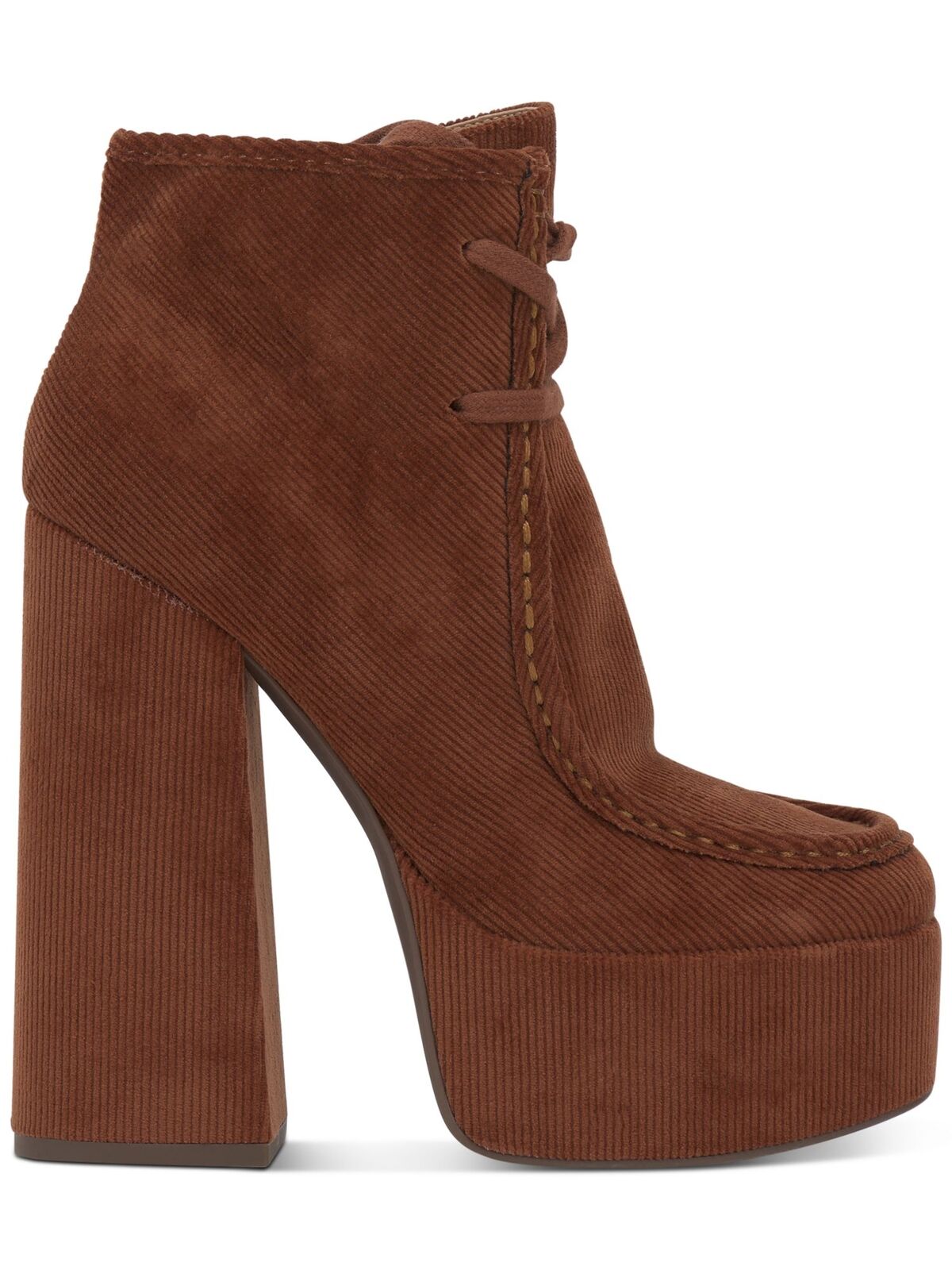 Jessica Simpson Women's Saima Lace-Up Platform  Color Cocoa Powder Size 6.5M