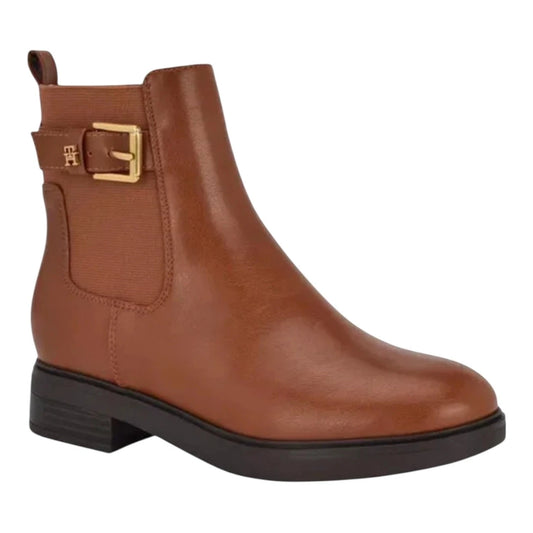 Tommy Hilfiger Women's Baylon Casual Chelsea Booties  Medium Natural Size 9