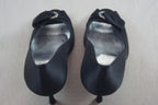 Stuart Weitzman Women's Ringbling Formal Dress Pumps  Black Satin Size 9.5
