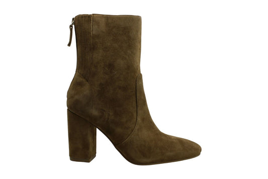 Nine West Women's Windsor Suede Ankle Boots  Color Dark Green Size 7M