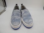 KARL LAGERFELD PARIS Men's Tie-Dye Slip-On Sneakers  Blue Leather Size 12M