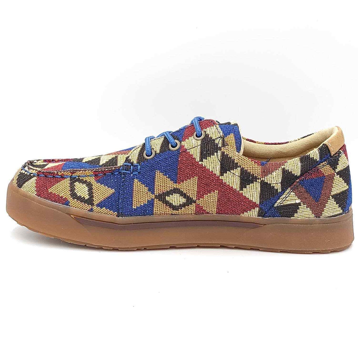 Sun+Stone Men's Nash Lace-Up Sneakers  Color Blue Geo Size 9
