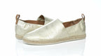 Gentle Souls by Kenneth Cole Women's Lizzy A-Line Sporty Flats  Color Ice Gold Size 10M