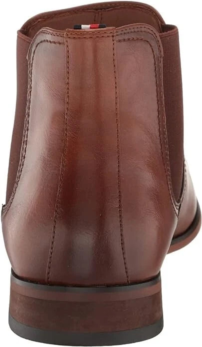 Tommy Hilfiger Men's Syler Chelsea Boots  Medium Brown Size 8.5