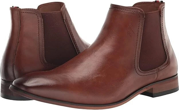 Tommy Hilfiger Men's Syler Chelsea Boots  Medium Brown Size 8.5