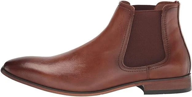 Tommy Hilfiger Men's Syler Chelsea Boots  Medium Brown Size 8.5