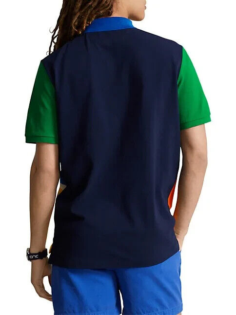 Polo Ralph Lauren Men's Mesh Beach Volley Ball Polo Shirt  Multicolor Size 2XL