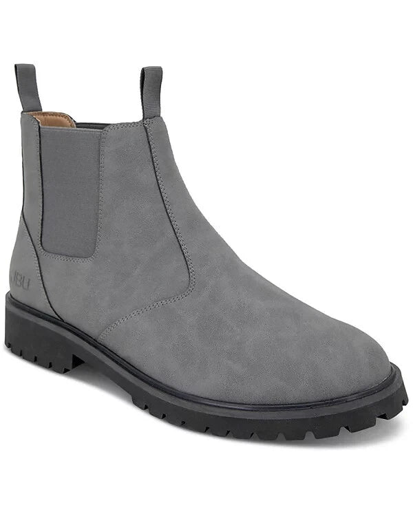 JBU Men's Kai Slip & Water-Resistant Chelsea Boots  Grey Size 10