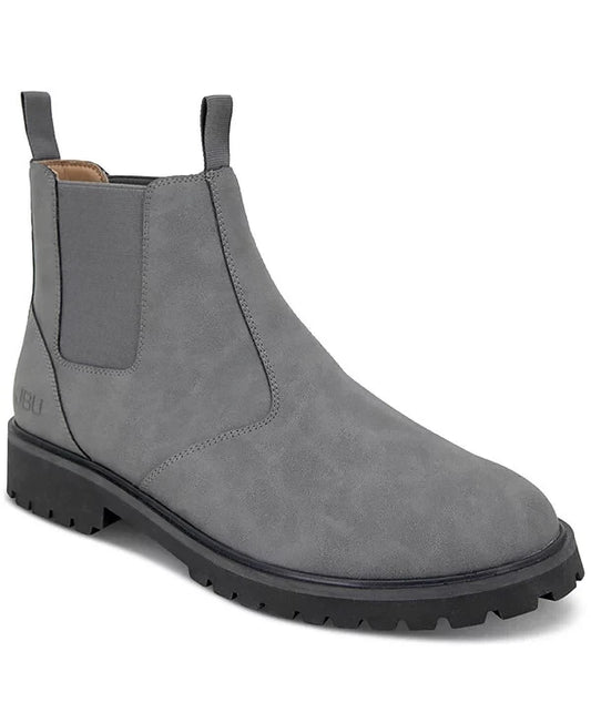 JBU Men's Kai Slip & Water-Resistant Chelsea Boots  Grey Size 10
