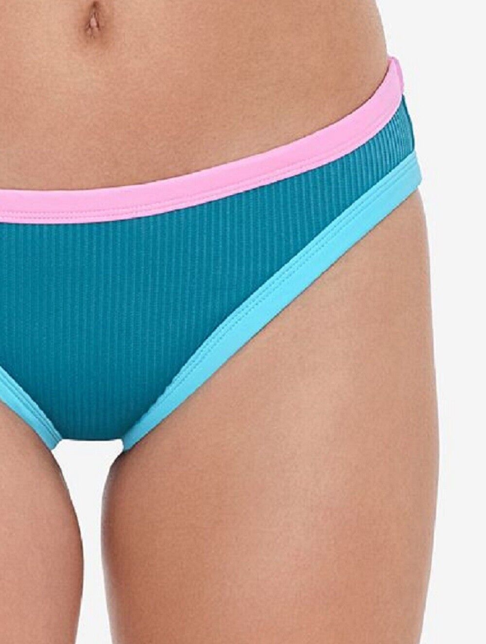 Salt Cove Juniors Not What It Seams Hipster Bikini Bottom  Color Blue Multi Size XL