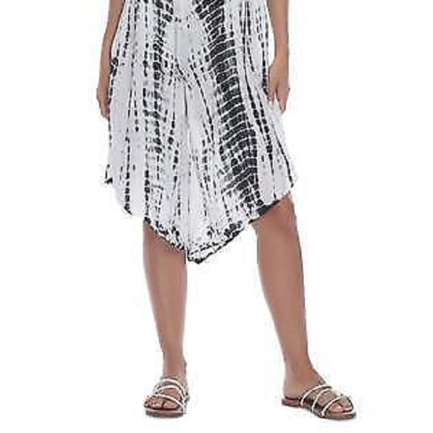 Raviya Tie-Dye Sleeveless Jumpsuit Swim Cover-Up  Color Black Tie Dye Size S