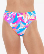 Salt + Cove Juniors Tropical Breeze High Waist Bikini Bottoms  Multicolo Size XS