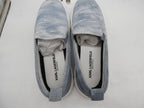 KARL LAGERFELD PARIS Men's Tie-Dye Slip-On Sneakers  Blue Leather Size 12M