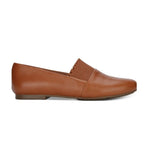 Gentle Souls by Kenneth Cole Women's Eugene Ruffle Leather Closed Toe Slide  Color Cognac Size 10M