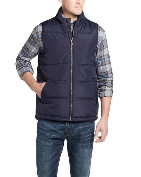Weatherproof Vintage Men's Puffer Vest  Color Maritime Blue Size S