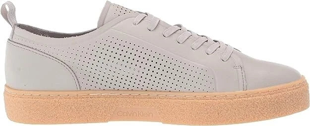 Calvin Klein Men's Everett Sneakers  Light Gray Size 10.5