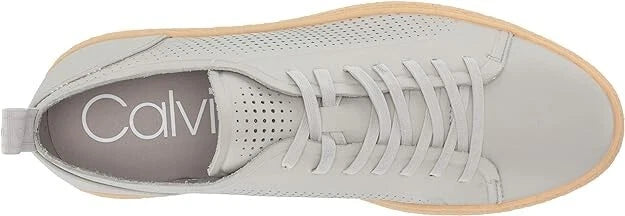 Calvin Klein Men's Everett Sneakers  Light Gray Size 10.5
