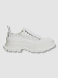 Alexander McQueen Tread Slick Lace-Up Sneakers  Color Optic White Size EU 40C/US 9