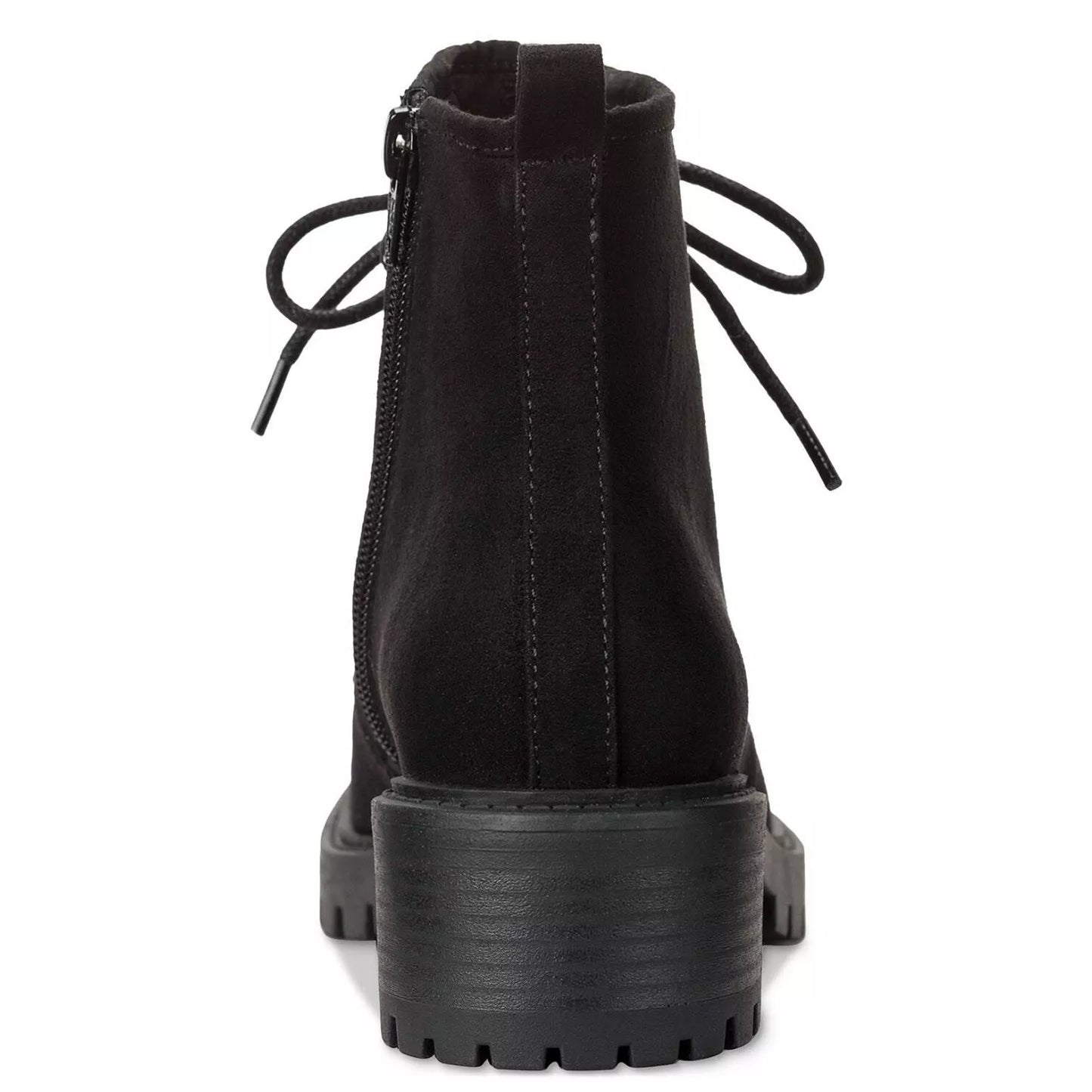 Sun + Stone Women's Quiinn Lace-Up Lug Booties  Color Peanut Micro Size 7.5M