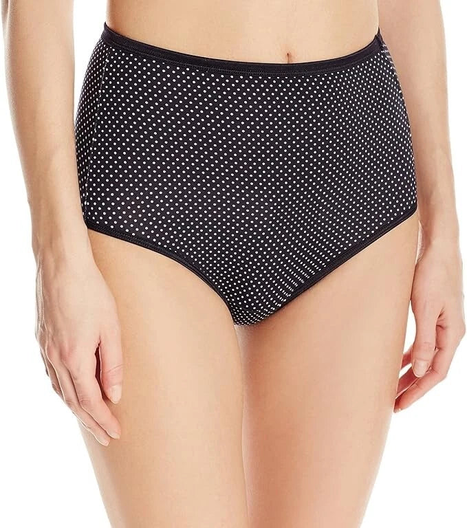 Vanity Fair Women's Illumination Brief Panties  Premiere Dot Print Size 9