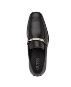 GUESS Men's Herzo Slip On Ornamented Dress Loafers  Black Size 9