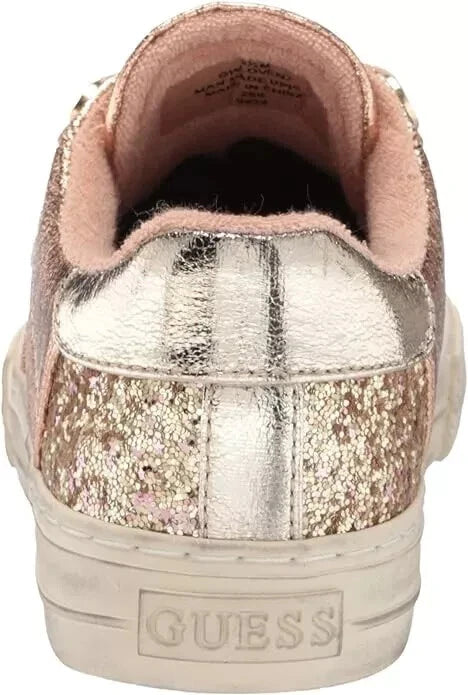 GUESS Women's Loven Fashion Sneakers  Gold 710 Size 6