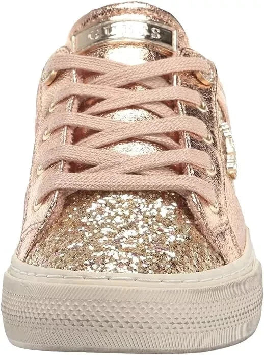 GUESS Women's Loven Fashion Sneakers  Gold 710 Size 6