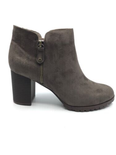 Style & Co Women's Idee Booties  Grey Micro Size 6.5