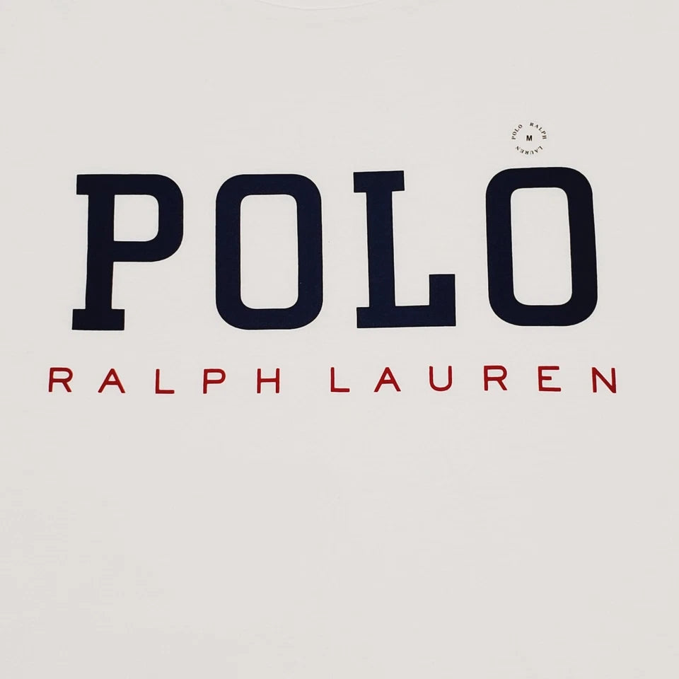 Polo Ralph Lauren Men's Classic-Fit P-Wing Jersey T-Shirt  White Size L