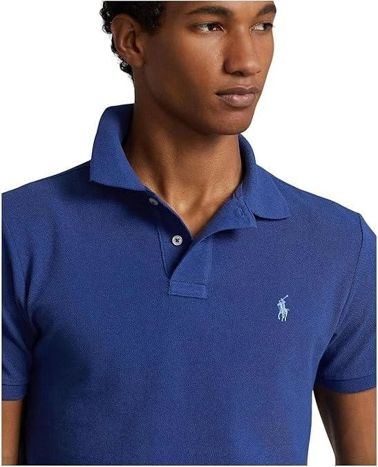 Polo Ralph Lauren Men's Classic-Fit Mesh Polo Shirt  Beach Royal Size XS