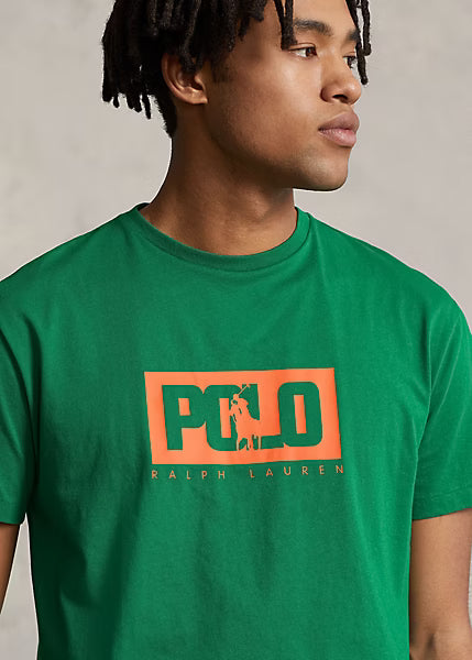 Polo Ralph Lauren Men's Classic Fit Logo Jersey T-Shirt  Preppy Green Size XL (Reticket Tag)