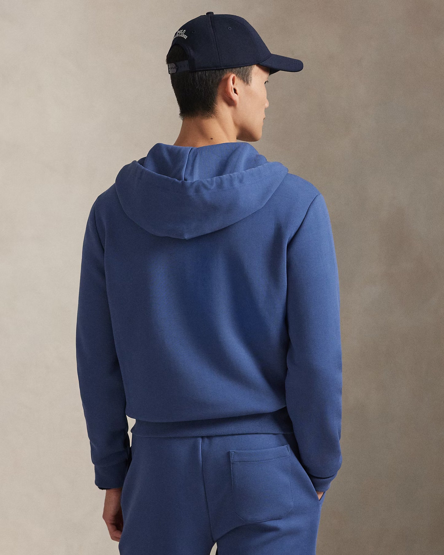 Polo Ralph Lauren Men's Double-Knit Full-Zip Hoodie  Night Navy Size 2XL