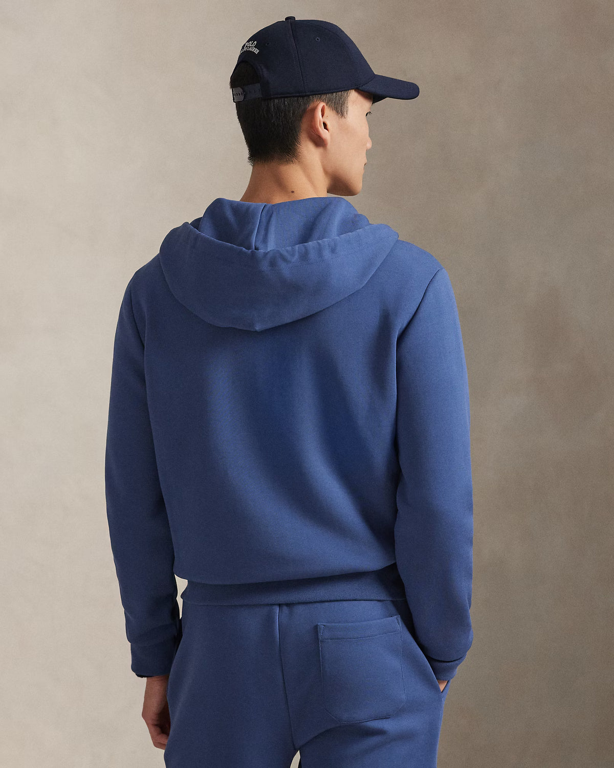 Polo Ralph Lauren Men's Double-Knit Full-Zip Hoodie  Night Navy Size S