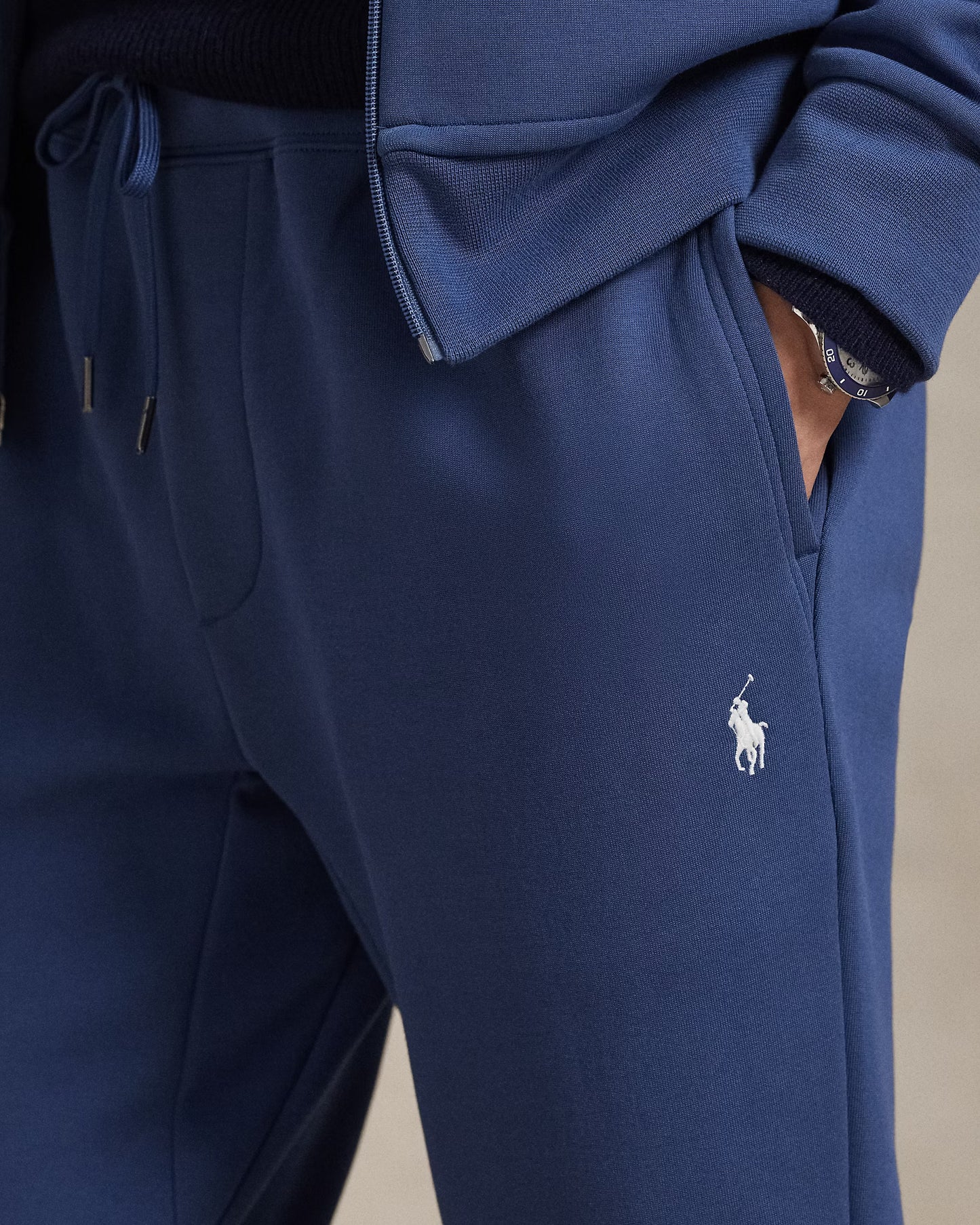 Polo Ralph Lauren Men's Double-Knit Jogger Pants  Night Navy Size M