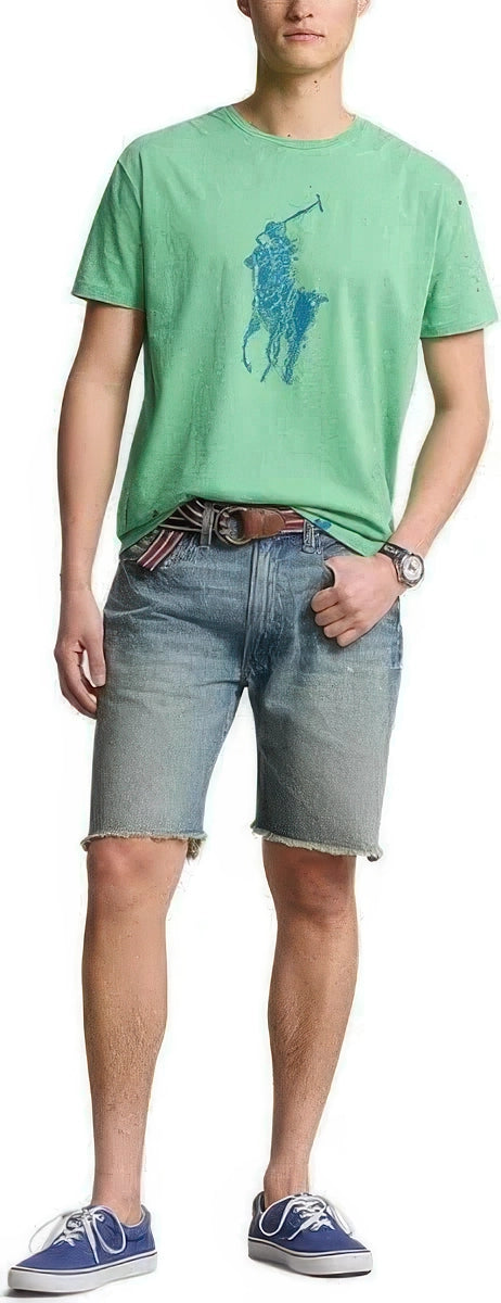 Polo Ralph Lauren Men's Classic-Fit Big Pony Jersey T-Shirt  Vineyard Green Size M