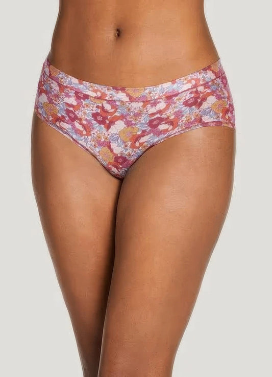 Jockey Elance Stretch Hipster Underwear  Flower Patch Multi Size 6