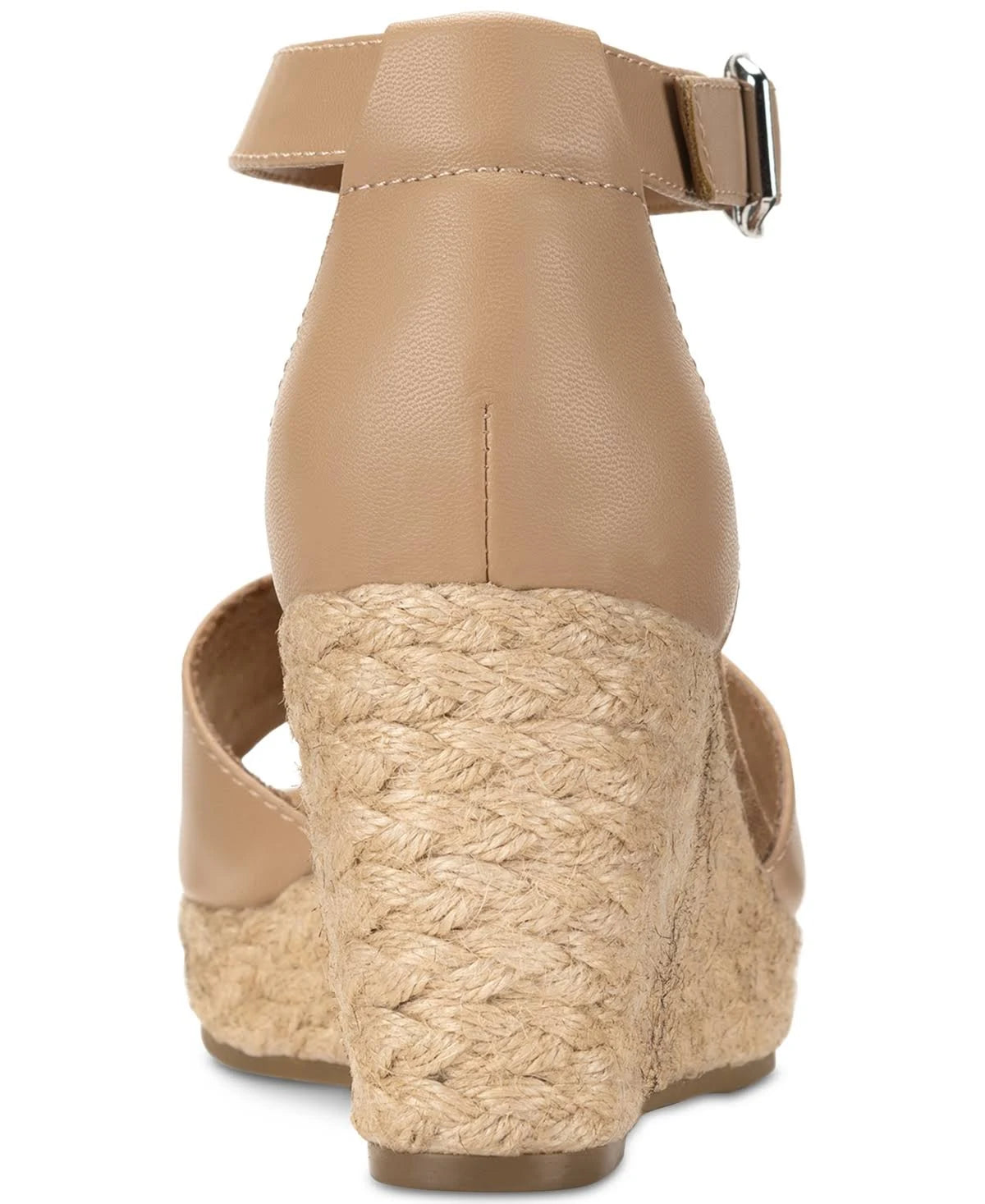 Style & Co  Women's Seleeney Wedge Sandals  Nude Smooth Size 8