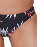 Bar III Floral-Print Hipster Bikini Bottoms  Color Black Multi Size M