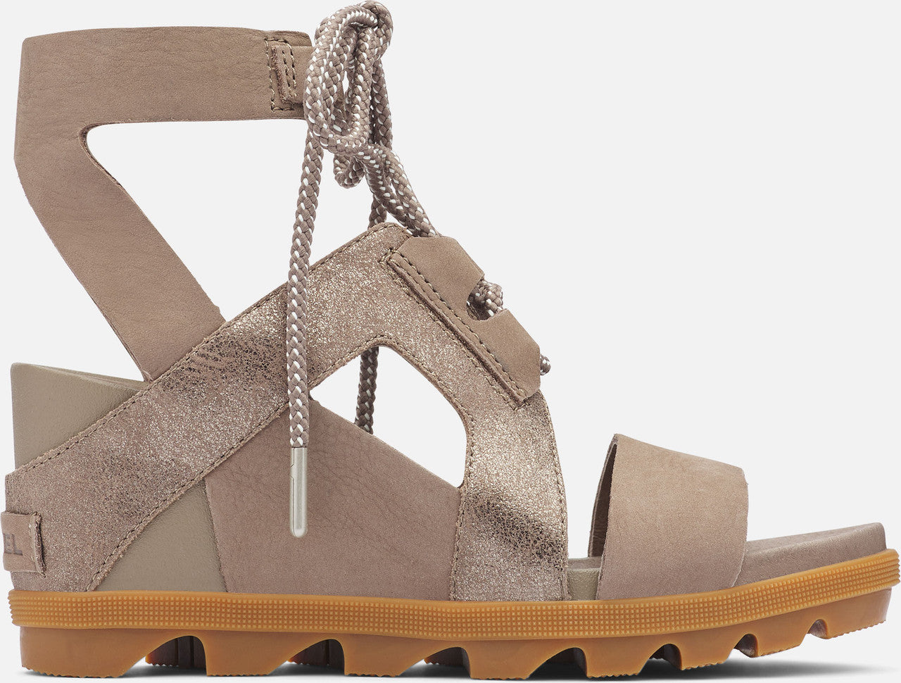 Sorel Women's Joanie II Ankle Lace Sandal  Color Ash Brown Size 7