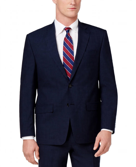 LAUREN RALPH LAUREN Men's Loomis Classic Fit Suit Jacket  Blue Size 40L