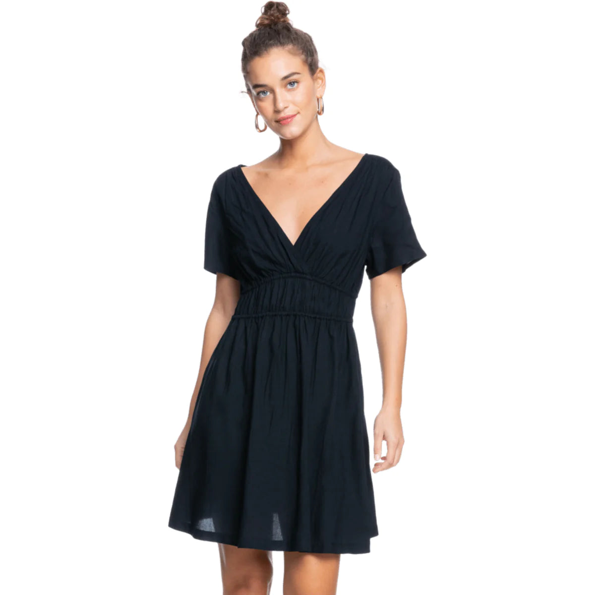 Roxy Juniors Serenity Massage Woven Dress  Color Anthracite Size L
