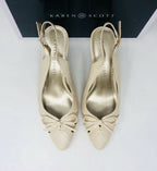 Karen Scott Women's Glenna Slingback Pumps  Ivory Size 6.5
