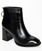 Vivienne Hu Vhny Womens Ella Patent Ankle Boots  Color Black  Size 9M