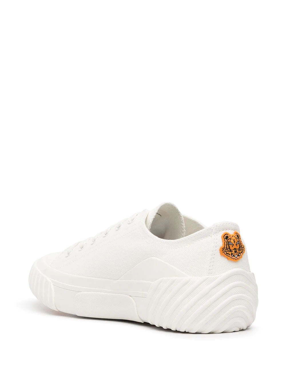 Kenzo Men's Tiger Crest Low-Top Sneakers  Color White Size 9M/EU42