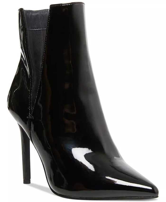 MADDEN GIRL Josss Patent Stiletto Booties  Color Black Size 9.5M