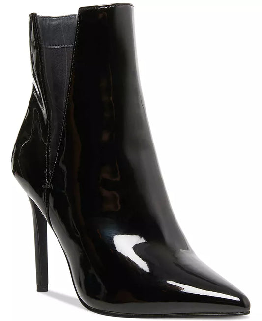 MADDEN GIRL Josss Patent Stiletto Booties  Color Black Size 9.5M