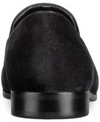 Alfani Men's Zion Smoking Slipper Loafers  Color Black Size 9M