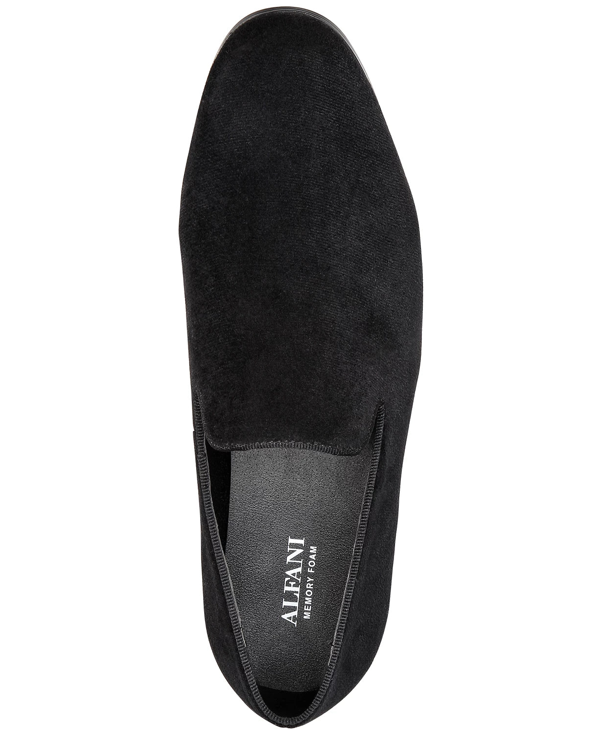 Alfani Men's Zion Smoking Slipper Loafers  Color Black Size 9M